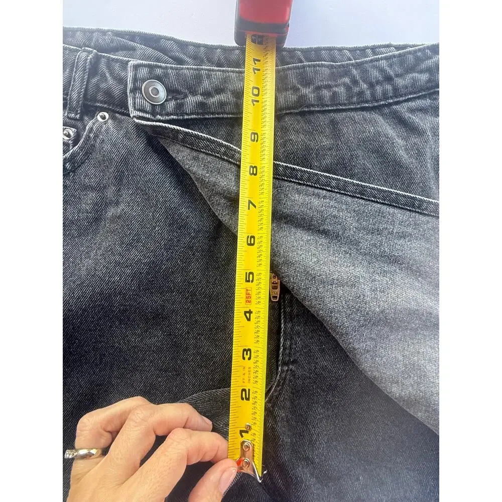 Black denim skort size 14 Future Collective
